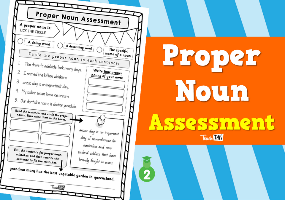 Proper Nouns - Assessment
