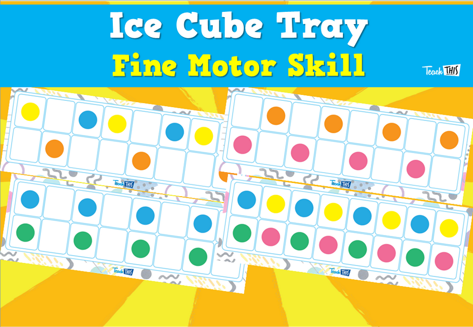Ice Cube Tray - Fine Motor Skill