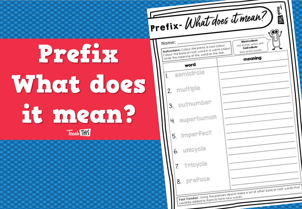 Prefix - What does it mean?