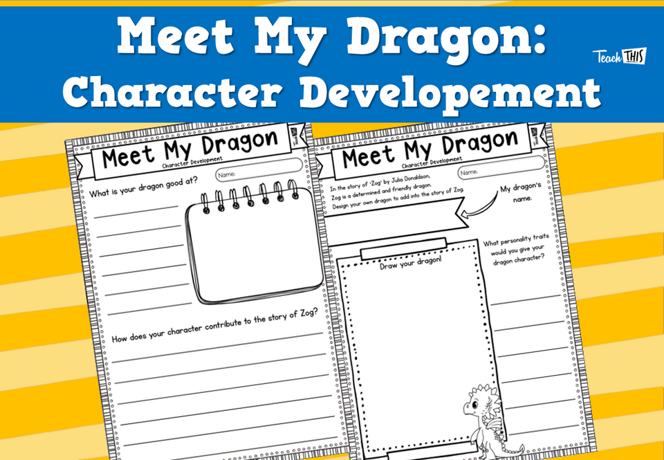 Meet My Dragon: Character Developement