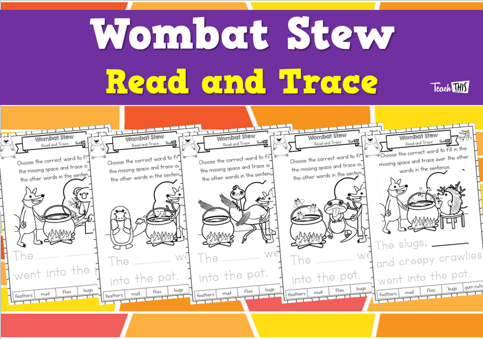 Wombat Stew Read and Trace
