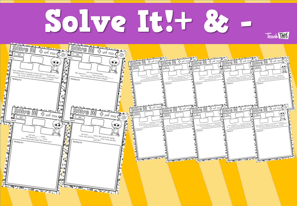Solve It!+ & -