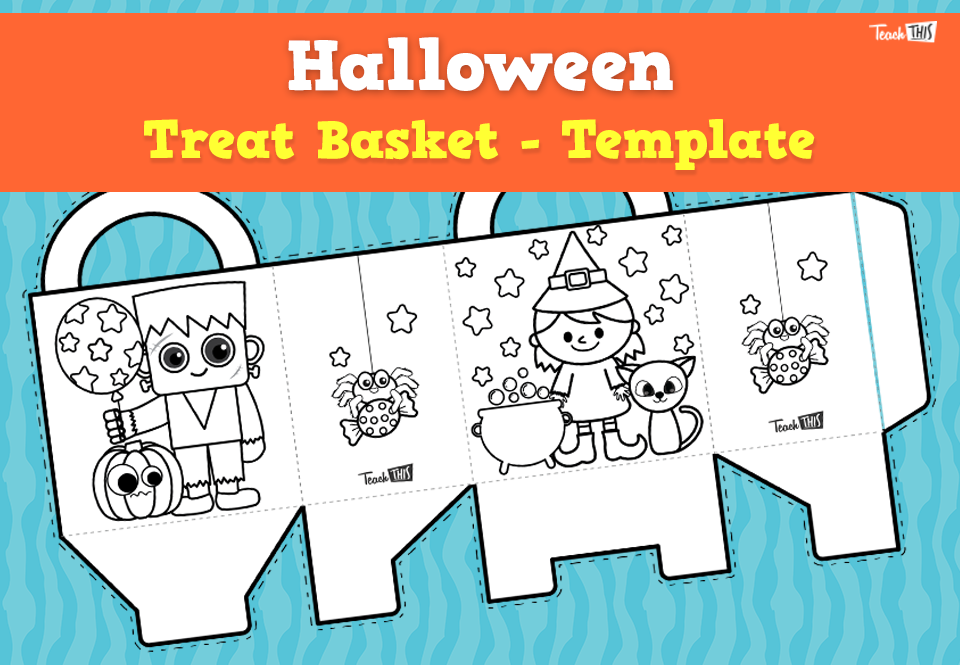 Halloween - Basket Template