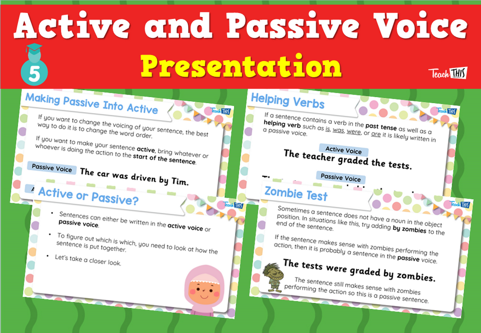 Active and Passive Voice Presentation