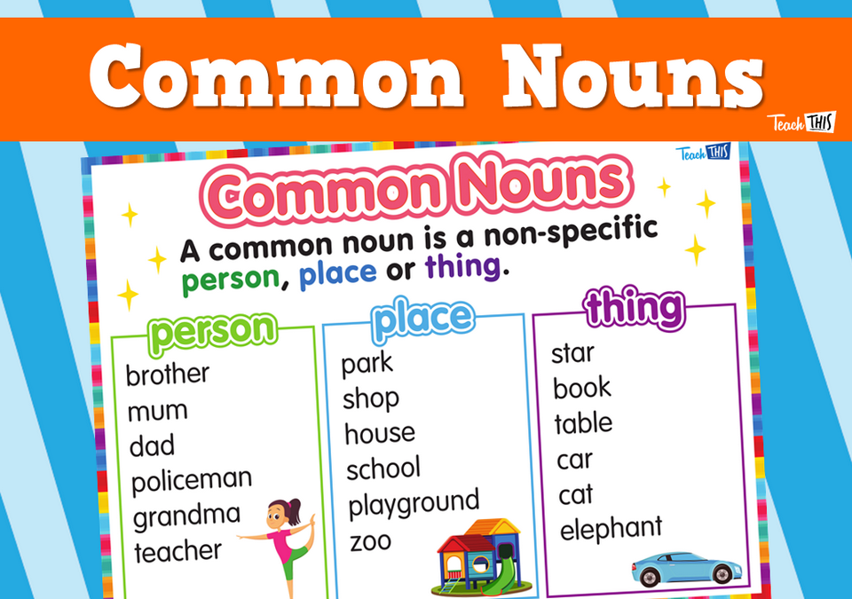 Common Nouns Display