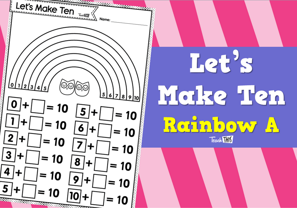 Let's Make Ten - Rainbow A