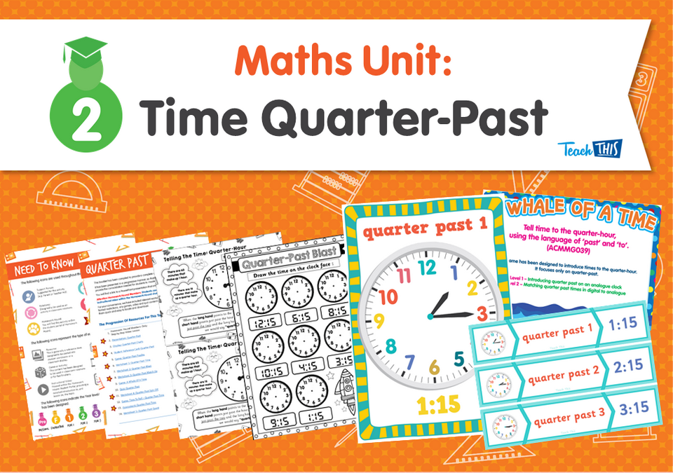 Maths Unit: Time Quarter-Past
