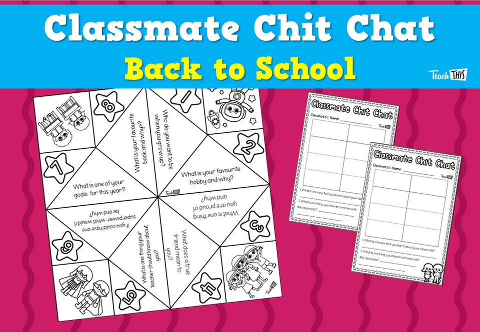 Classmate Chit Chat: Back to School