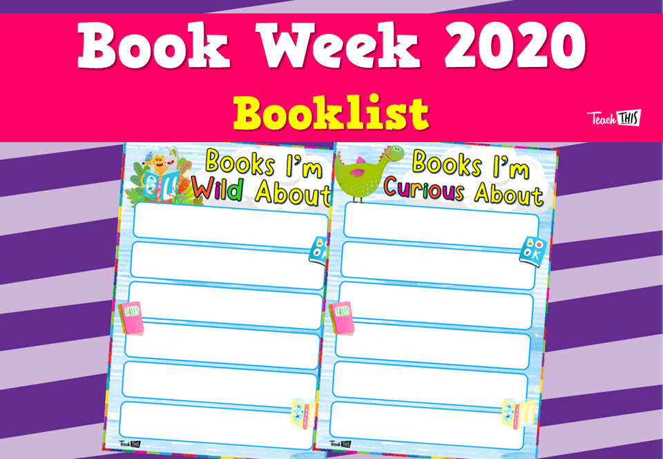 Book Week 2020 - Book List