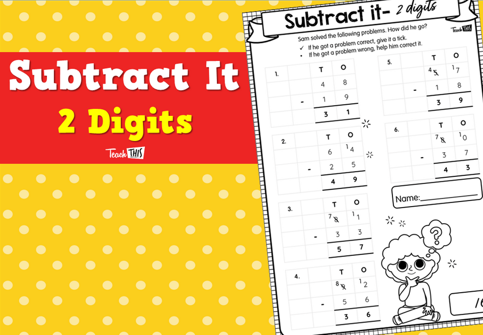 Subtract It- 2 Digits