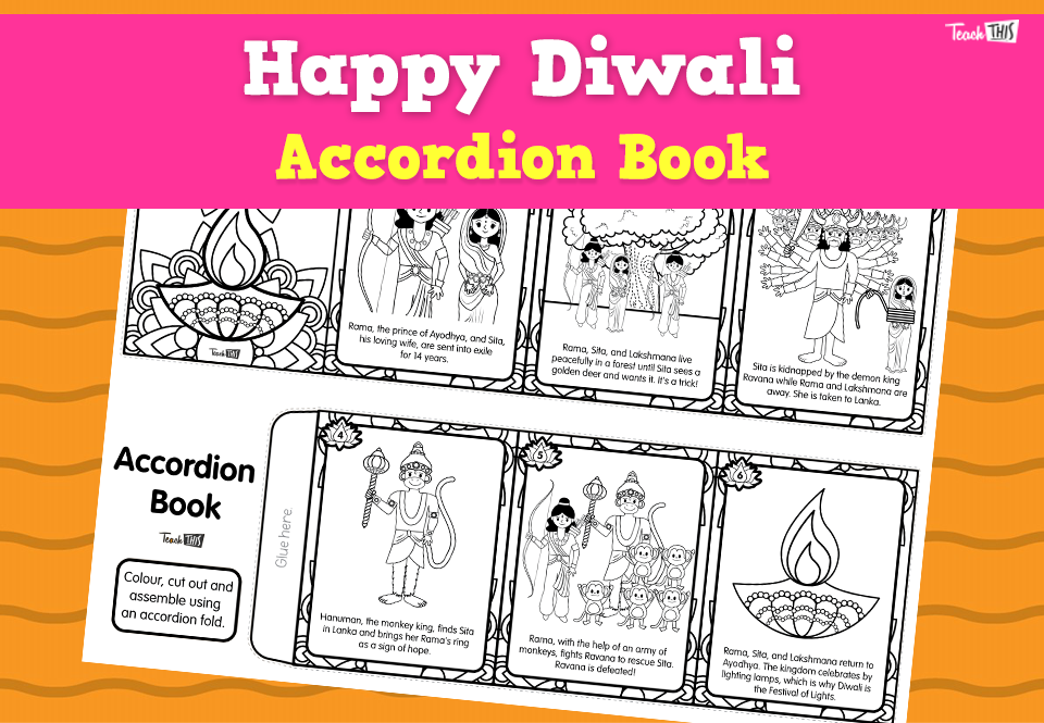 Happy Diwali - Accordion Book
