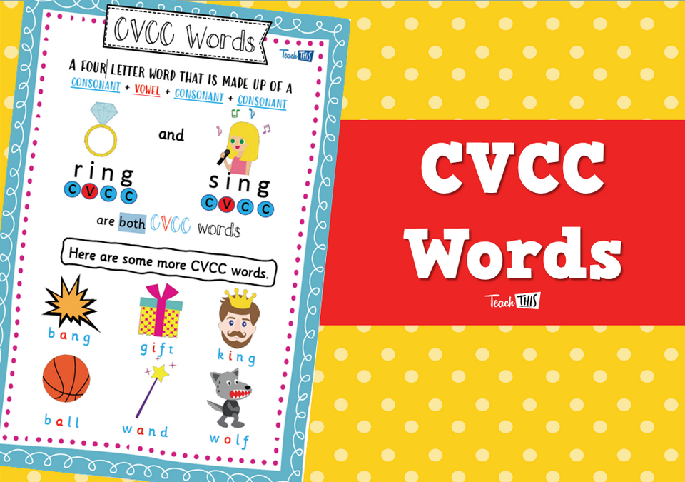 CVCC Words - Display