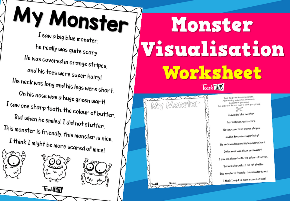 Monster Visualisation Worksheet