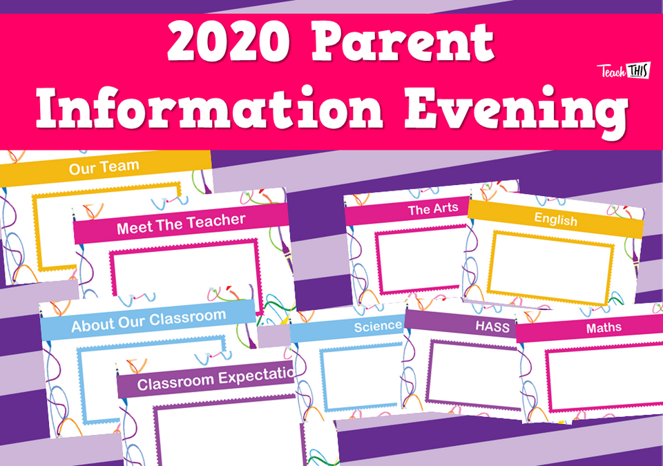 2020 Parent Information Evening