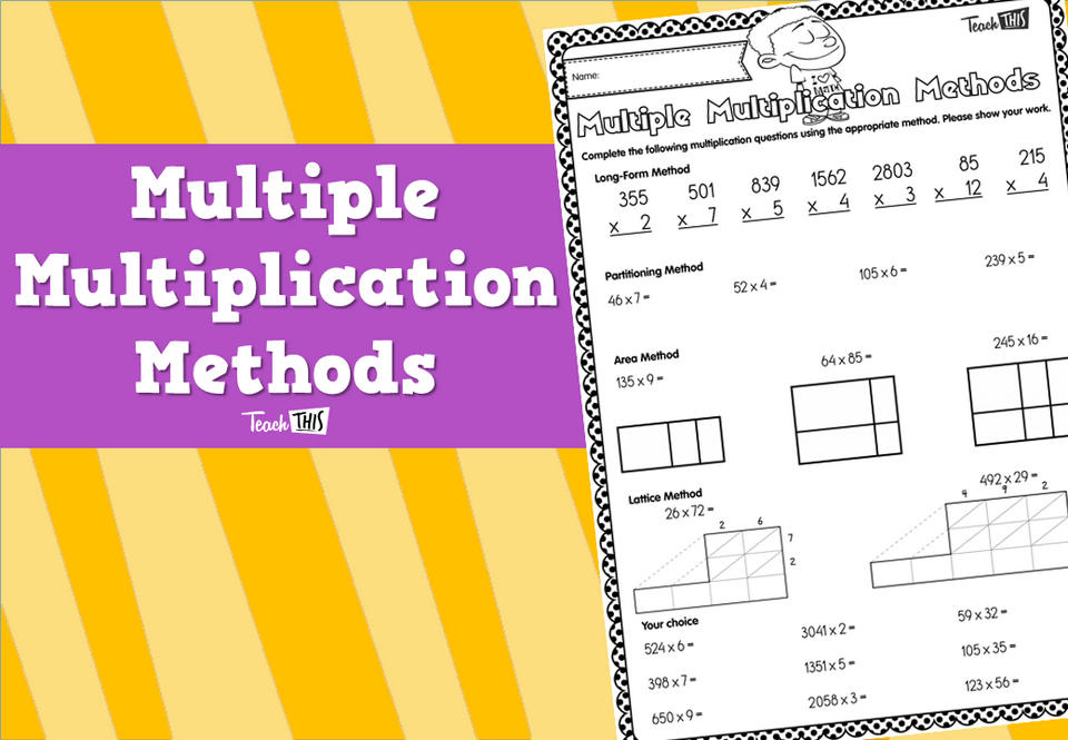 Multiple Multiplication Methods