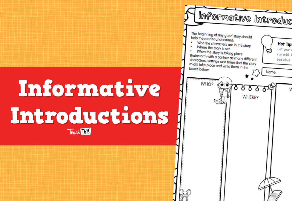 Informative Introductions