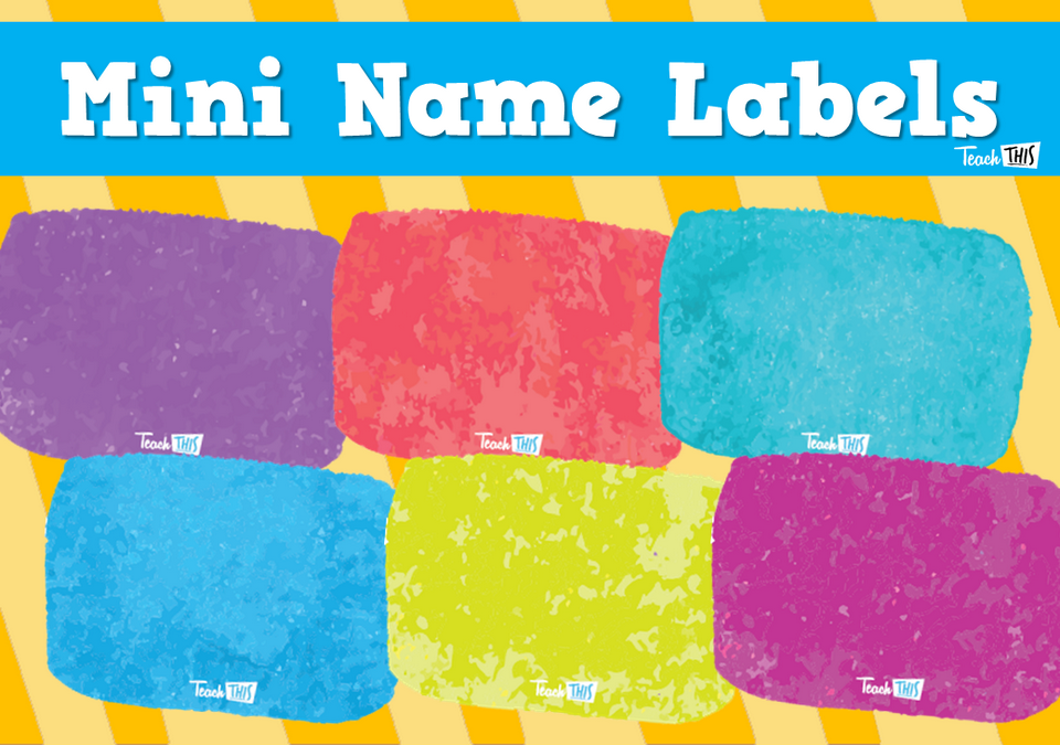 Mini Name Labels