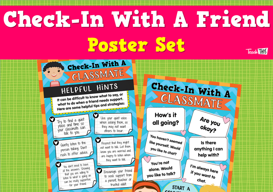 Check-In With A Friend – Poster Set
