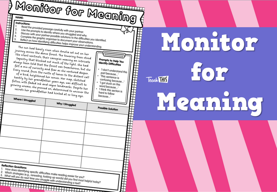Monitor for Meaning