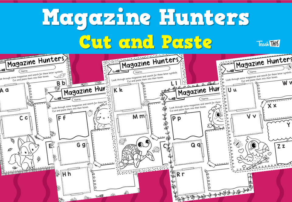 Magazine Hunters Cut and Paste