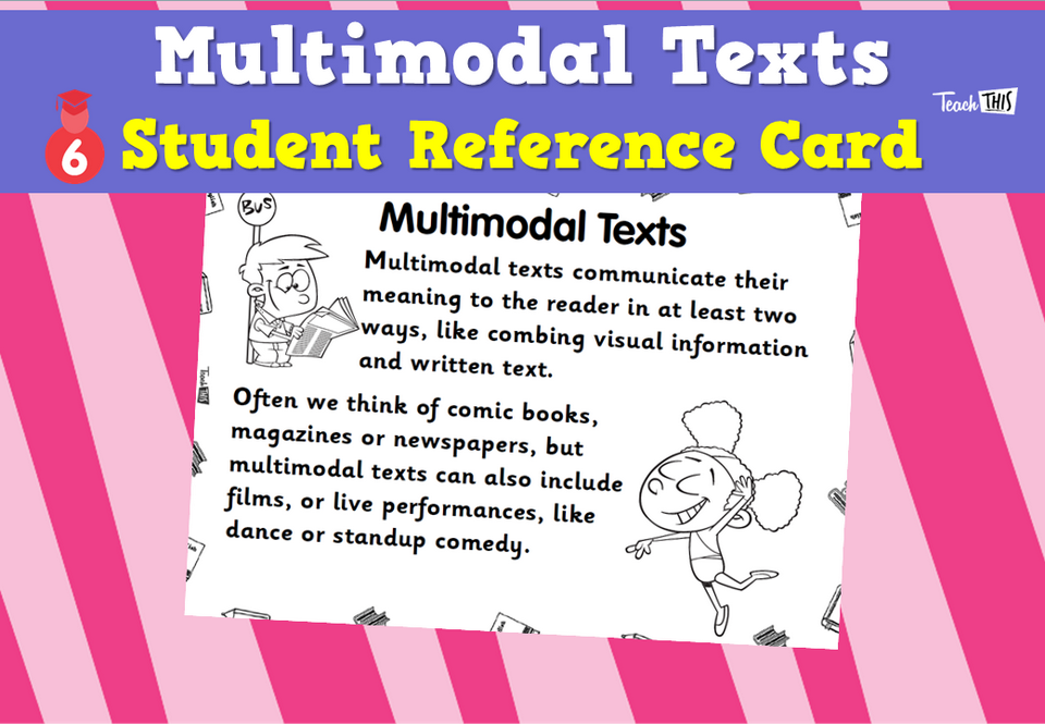 Multimodal Texts - Student Reference Card