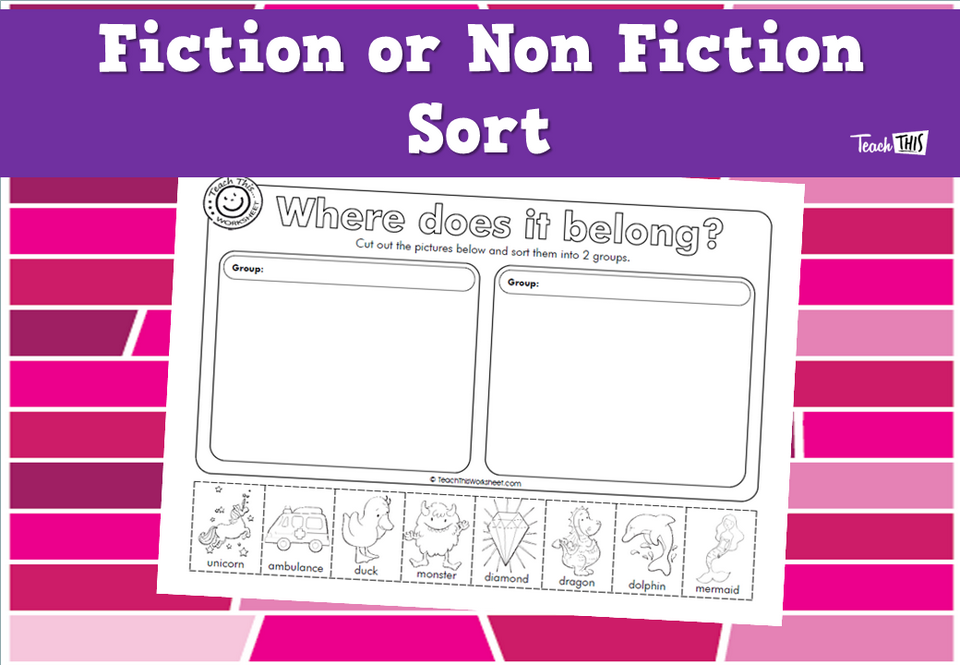 Fiction or Non Fiction Sort