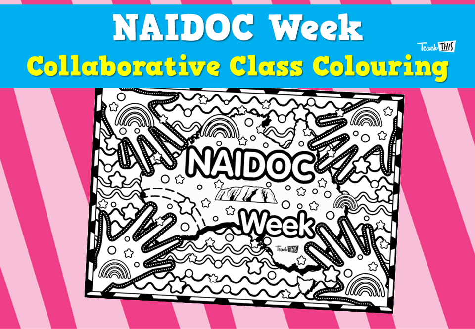 NAIDOC Week  Collaborative Class Colouring