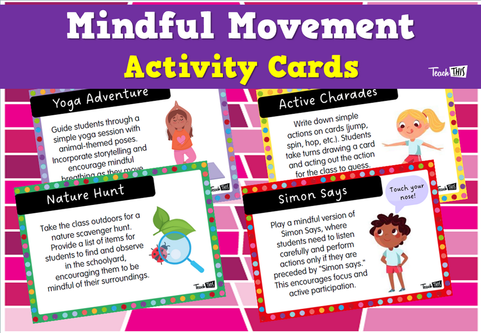 Mindful Movement Activity Cards
