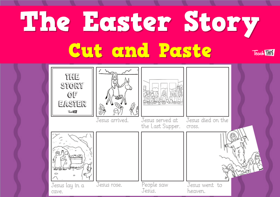 The Easter Story - Cut and Paste