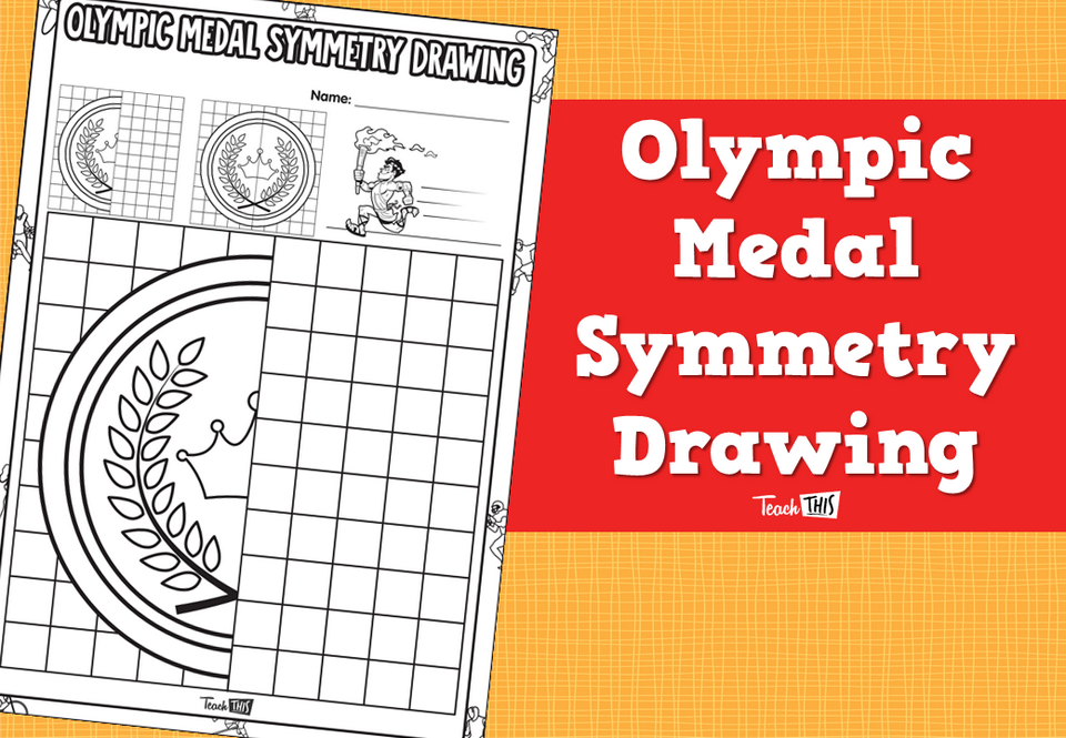 Olympic Medal Symmetry Drawing
