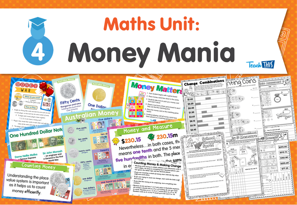 Maths Unit: Money Mania