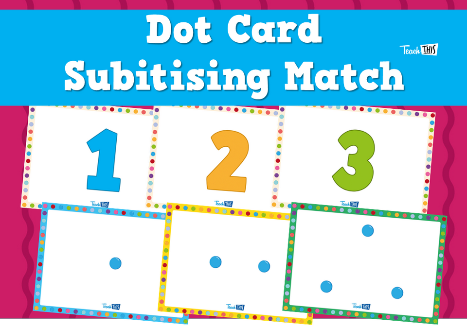 Dot Card Subitising Match