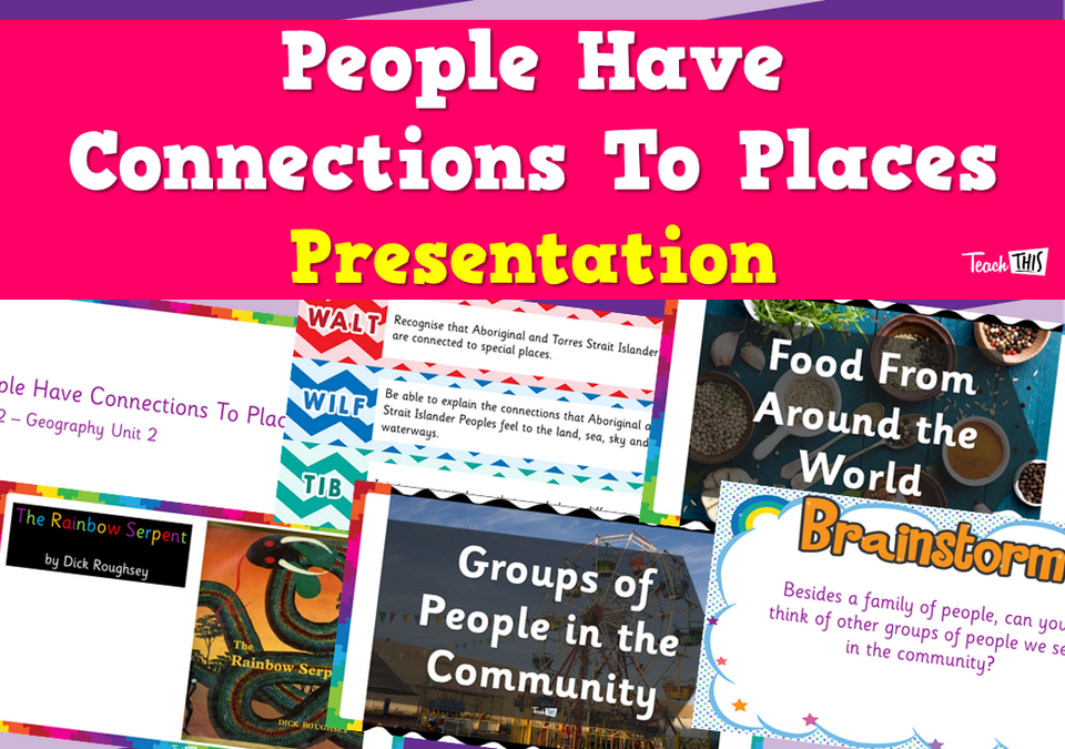 People Have Connections to Places - Presentation