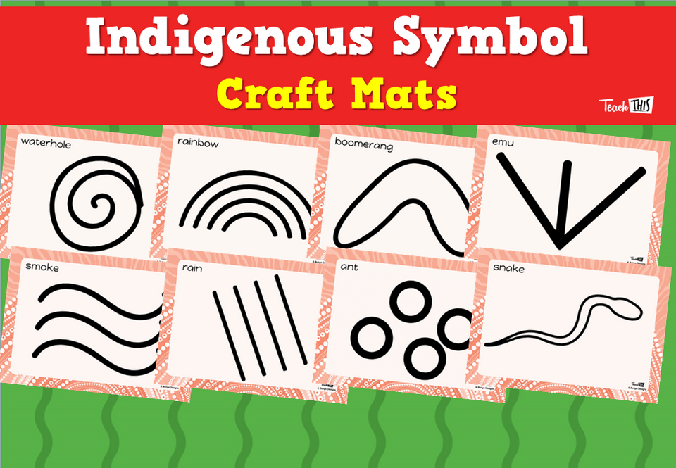 Indigenous Symbol Craft Mats
