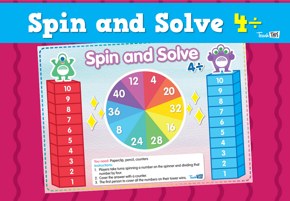 Spin and Solve- 4÷