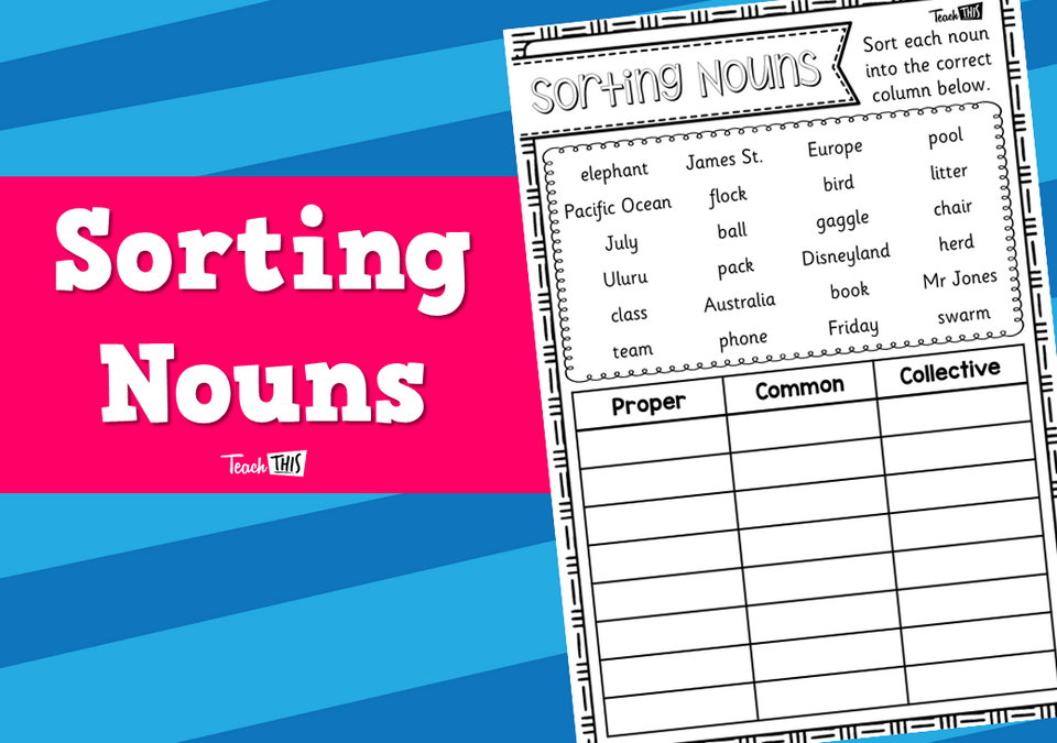 Sorting Nouns