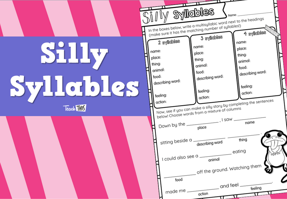 Silly Syllables