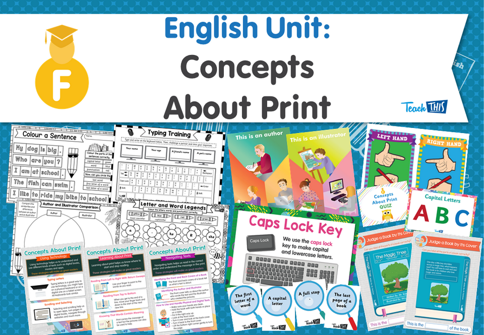 English Unit: Concepts About Print