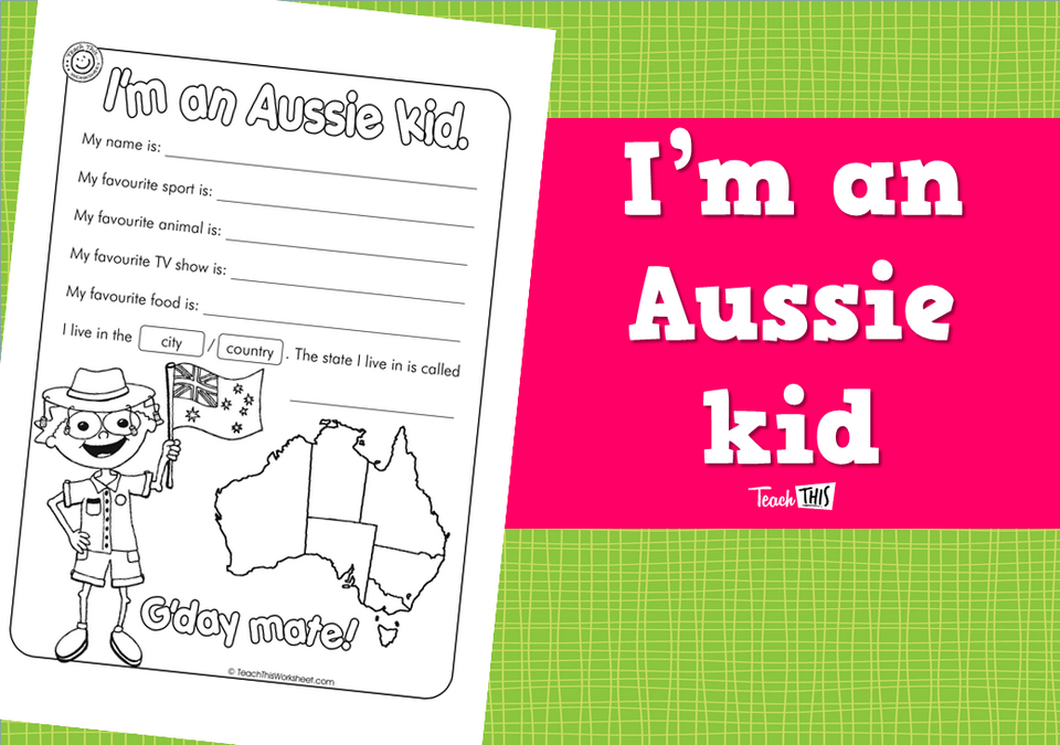 I'm an Aussie kid