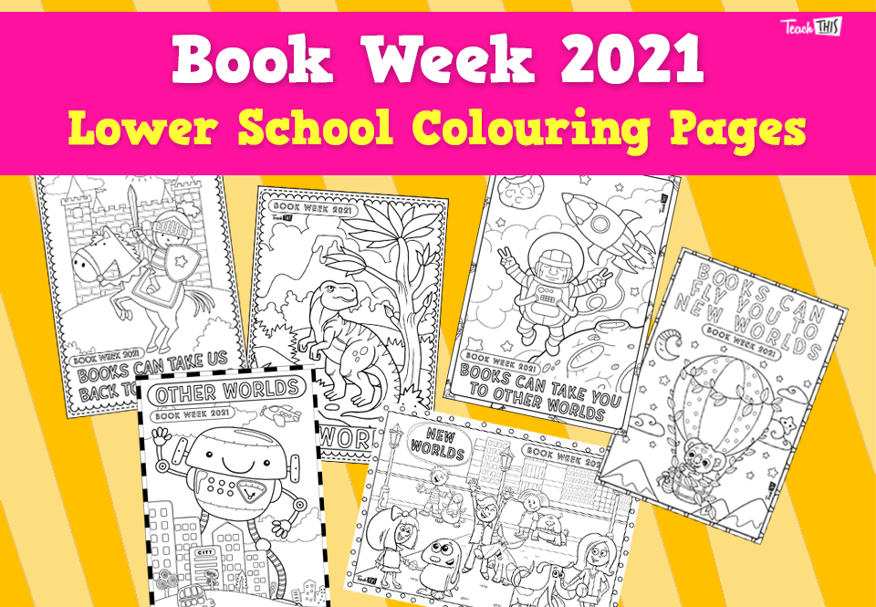 Book Week 2021 - Colouring Pages (Lower)