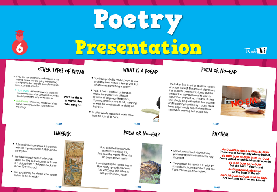 Poetry - Presentation