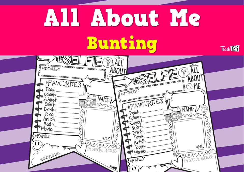 All About Me Bunting
