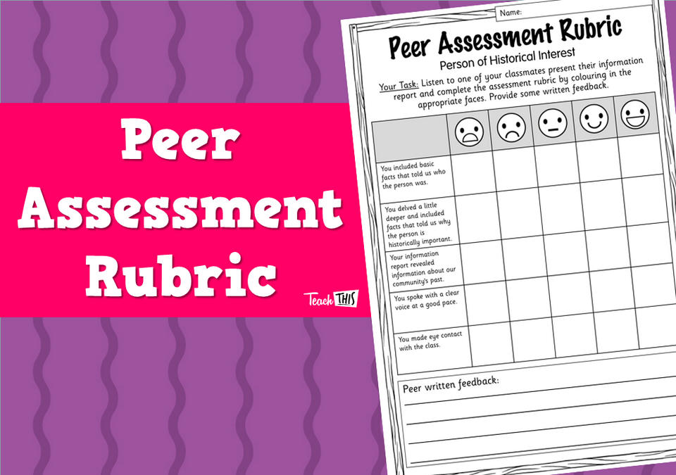 Peer Assessment Rubric