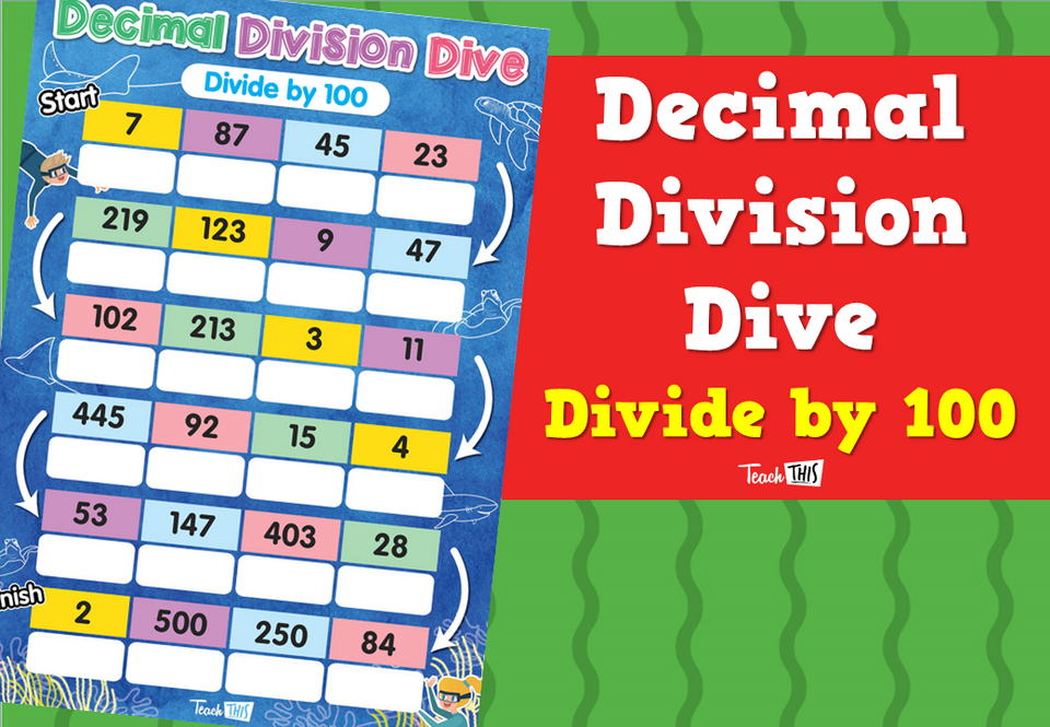 Decimal Division Dive (Divide by 100)
