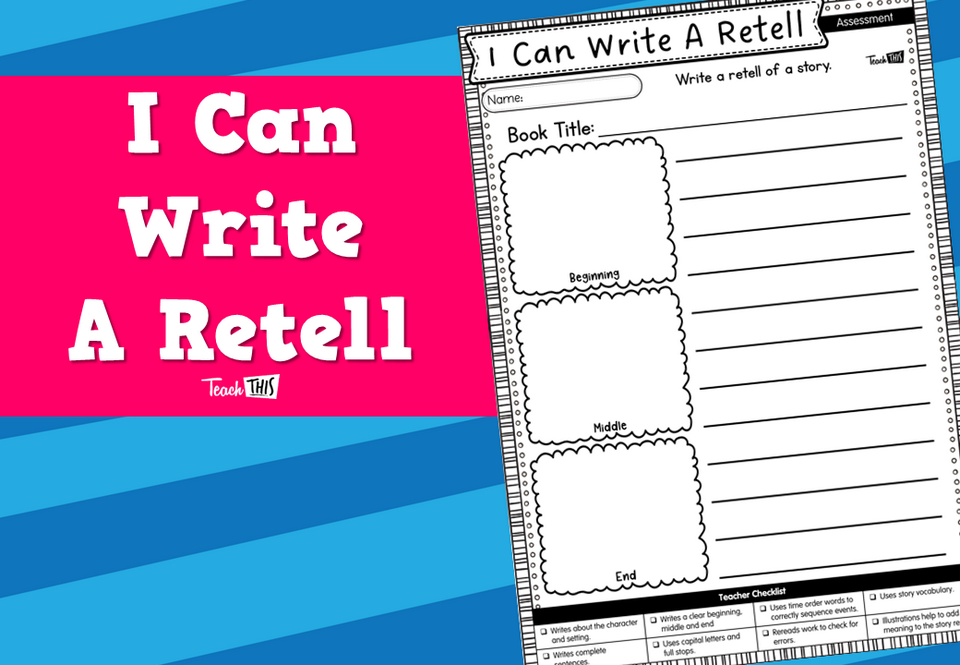I Can Write A Retell