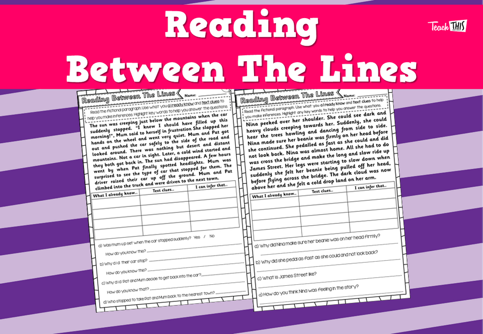 Reading Between The Lines