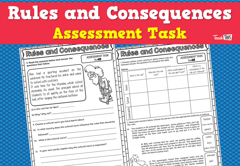 Rules and Consequences Assessment Task