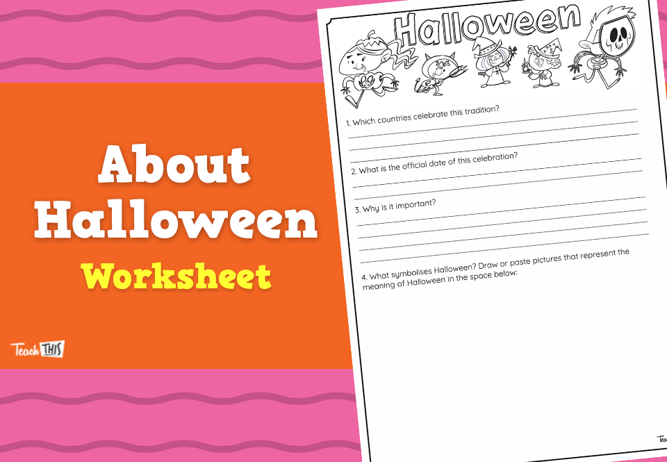 About Halloween - Worksheet