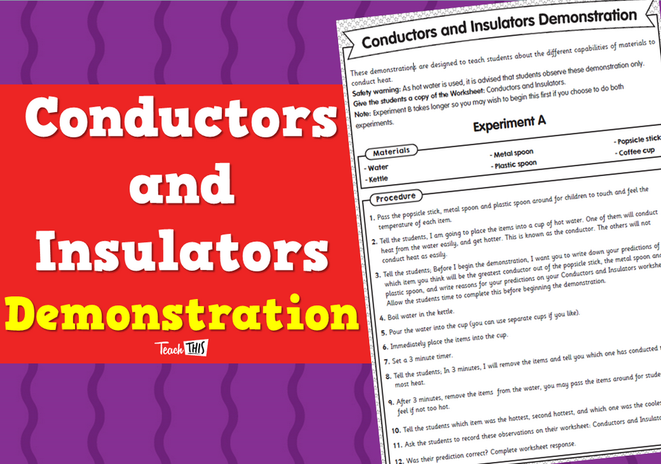 Conductors and Insulators Demonstration