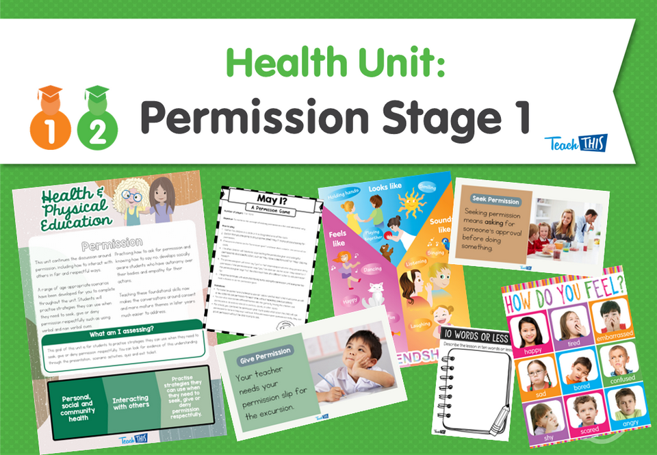 Health Unit: Permission Stage 1